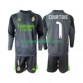 Real Madrid Thibaut Courtois 1 Barn Tredje Fotballdrakt 2025/26 Langermet
